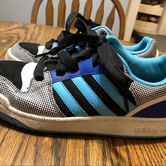 Blue Adidas Athletic Shoes - Picture 4 of 9
